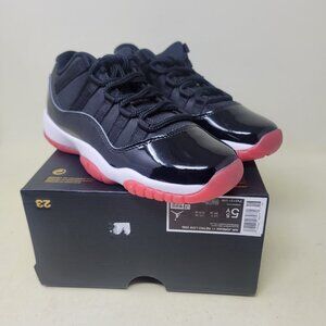B GRADE Size 5.5Y Nike Air Jordan Retro 11 Low Bred Grade School FV5121-006